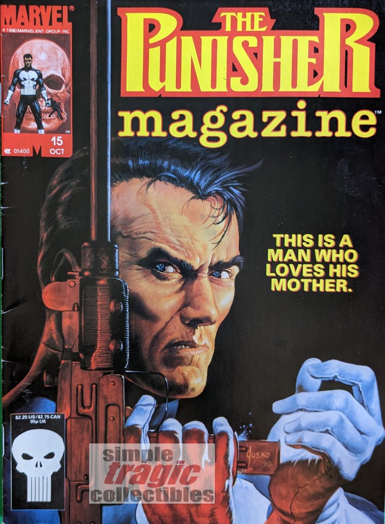 Punisher Magazine #15 Cover Art by Joe Jusko