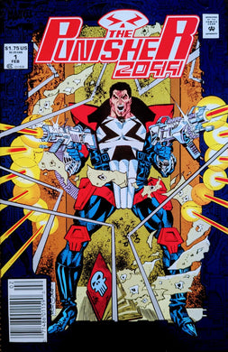 Punisher 2099 #1 Comic Book Cover Art by Tom Morgan