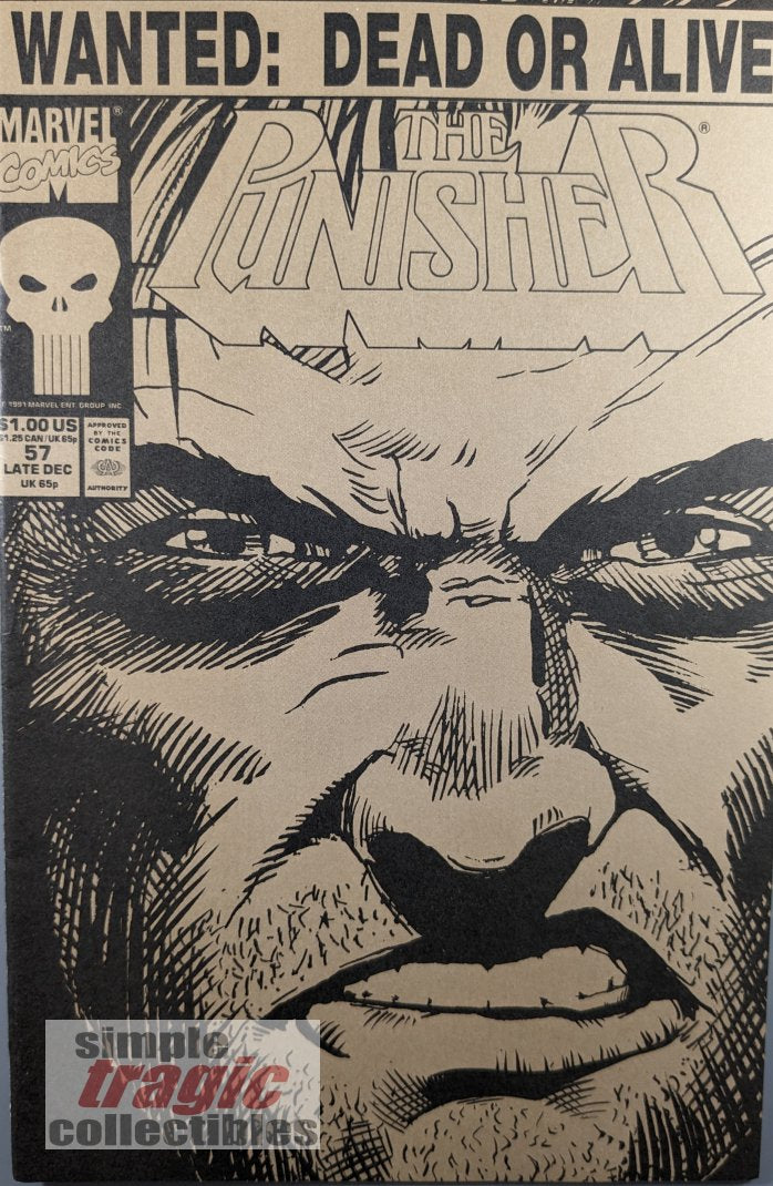The Punisher #57 Comic Book Cover Art