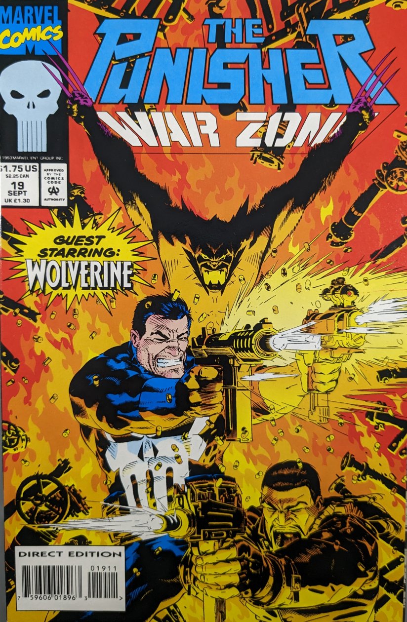 The Punisher War Zone #19 Comic Book Cover Art by Michael Golden