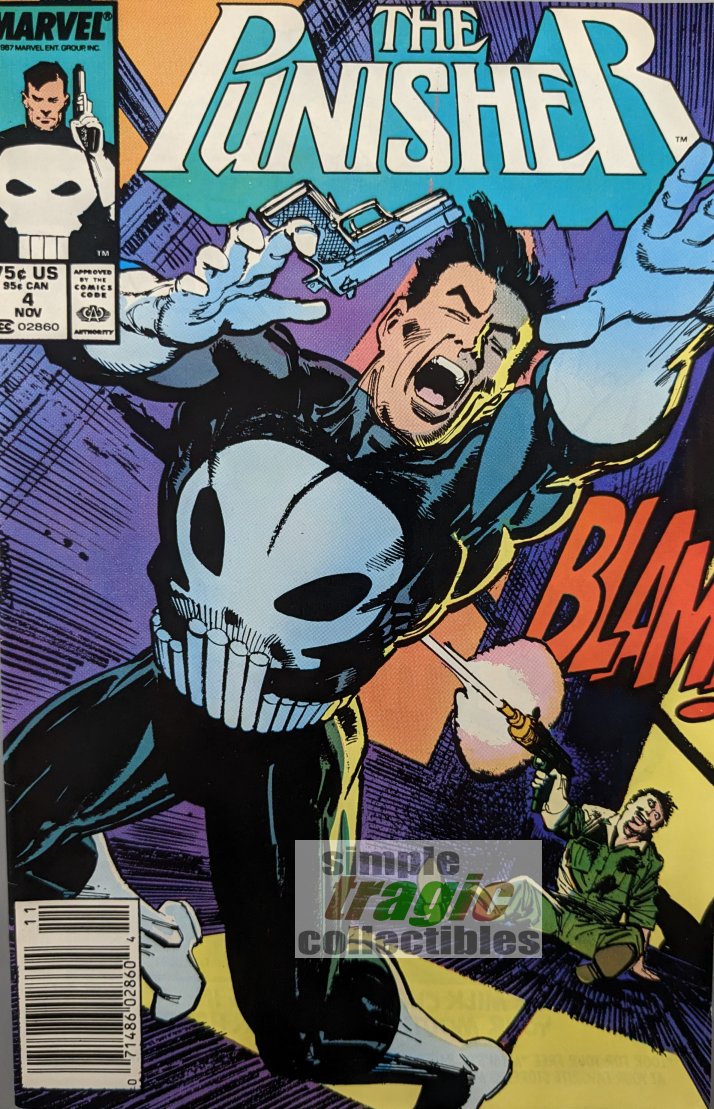 The Punisher #1 Comic Book Cover Art by Klaus Janson
