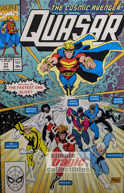 Quasar #17 Comic Book Cover Art by Mike Manley