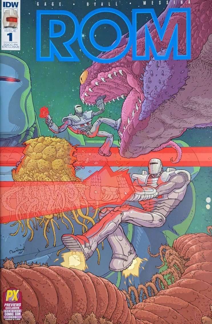 ROM #1 Comic Book Cover Art by Nick Pitarra