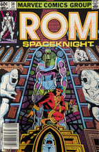 Load image into Gallery viewer, ROM Spaceknight #38 Comic Book Cover Art by Gene Day
