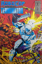 Load image into Gallery viewer, Robocop Versus The Terminator #2 Comic Book Cover Art by Walter Simonson
