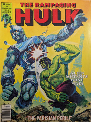 The Rampaging Hulk #2 Magazine Cover Art by Ken Barr