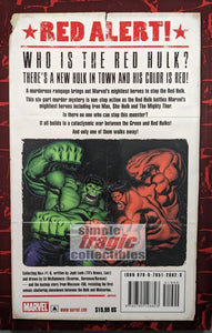 Hulk Volume One: Red Hulk TPB Back Cover Art by Ed McGuinness
