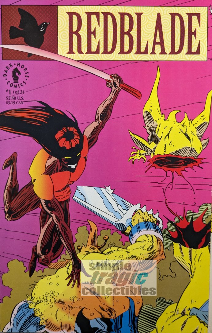 Redblade #1 Comic Book Cover Art by Vincent Giarrano