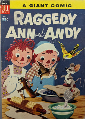 Raggedy Ann And Andy (1955) #1 (Dell Giant) Cover Art