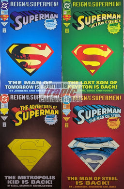 REIGN OF THE SUPERMEN Debut Issues Complete Set