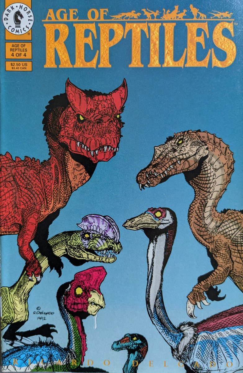 Age Of Reptiles #4 Comic Book Cover Art by Ricardo Delgado