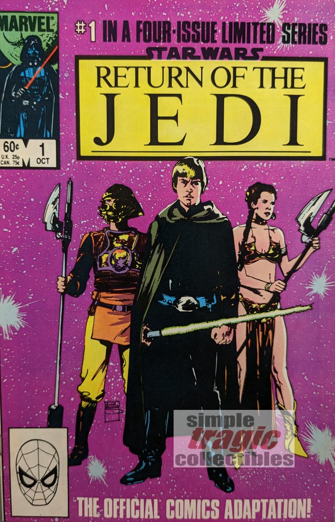 Return Of The Jedi #1 Comic Book Cover Art by Bill Sienkiewicz