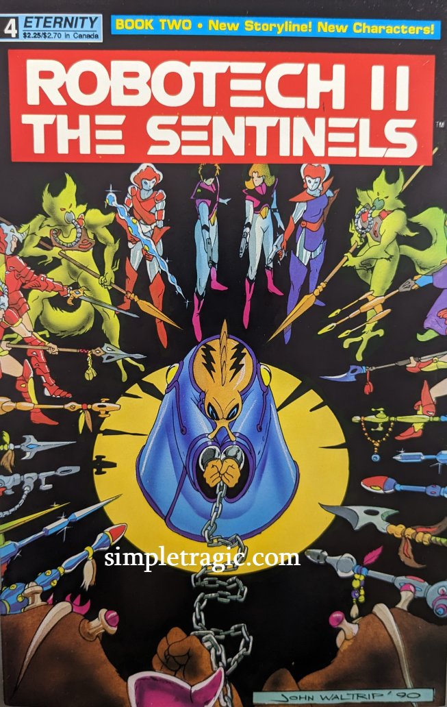 Robotech II The Sentinels: Book II #4 Comic Book Cover Art