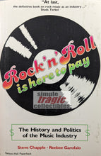 Load image into Gallery viewer, Rock 'N' Roll Is Here To Pay Book Cover Art
