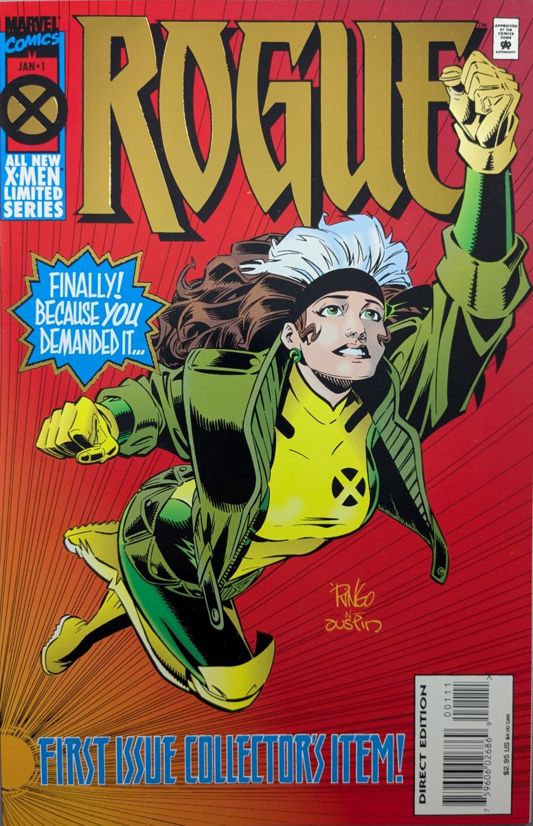 Rogue #1 Comic Book Cover Art by Mike Wieringo