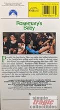 Load image into Gallery viewer, Rosemary's Baby VHS Back Cover
