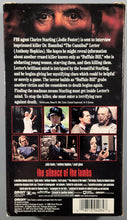 Load image into Gallery viewer, The Silence Of The Lambs (1991) - VHS Cassette Back Cover Art
