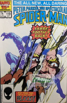 Spectacular Spider-Man #119 Comic Book Cover Art