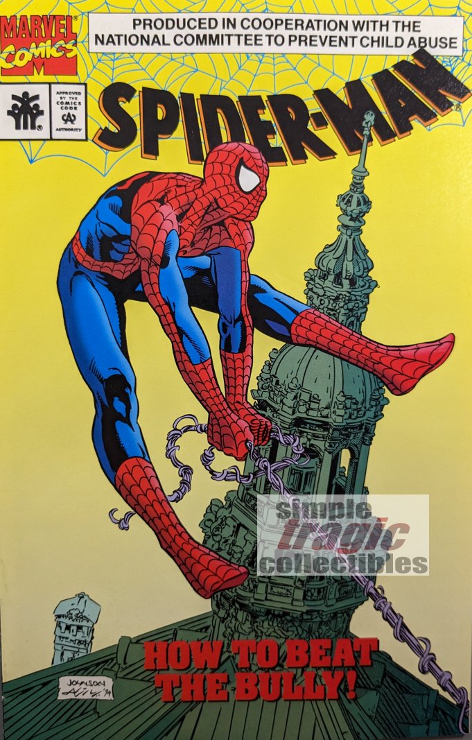 Spider-Man Beat The Bully Comic Book Cover Art