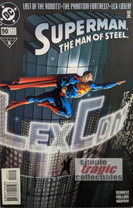 Superman The Man Of Steel #90 Comic Book Cover Art