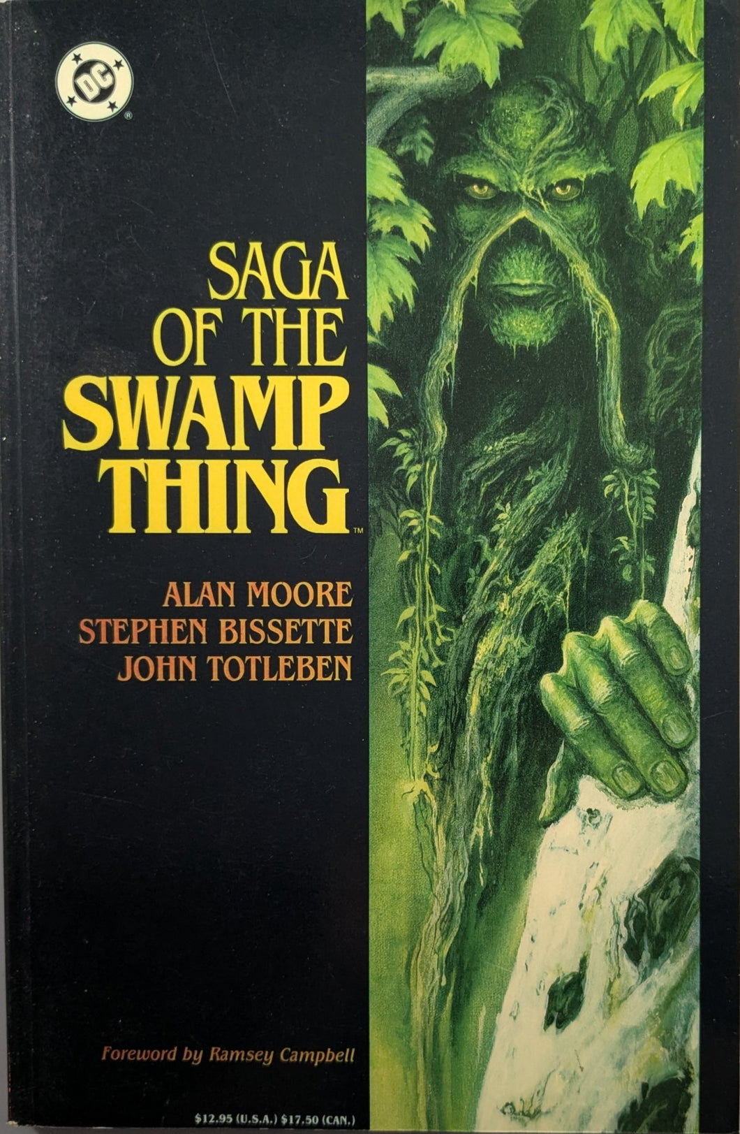 Saga Of The Swamp Thing Trade Paperback Trade Paperback Cover Art by Stephen Bissette