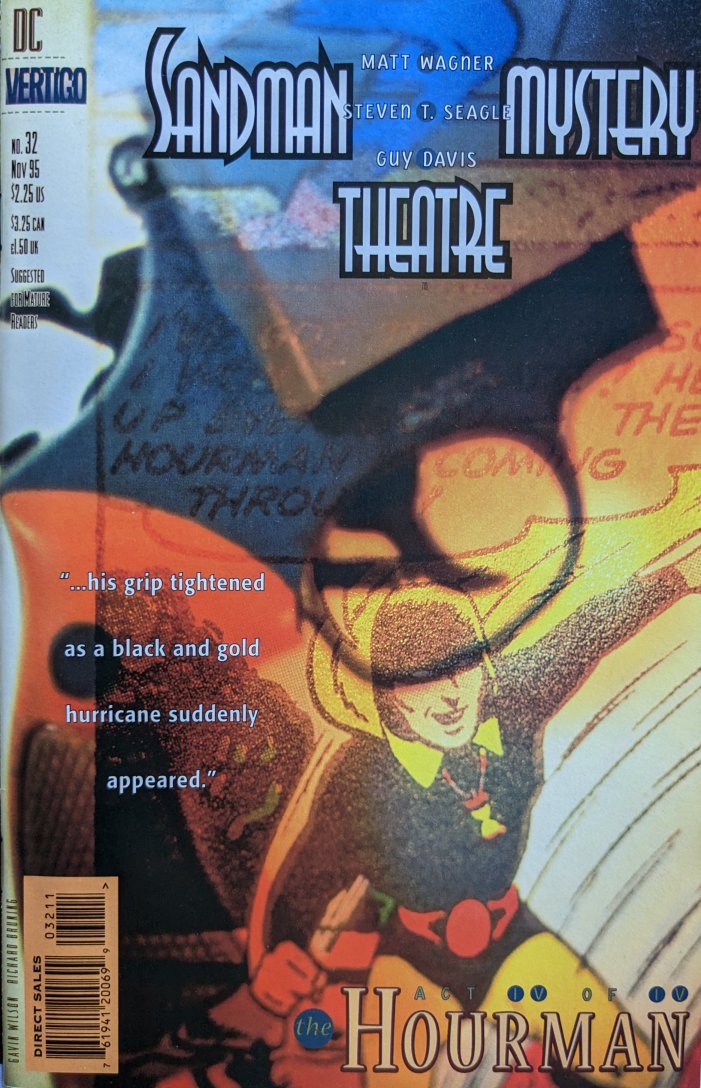 Sandman Mystery Theatre #32 Comic Book Cover Art by Gavin Wilson