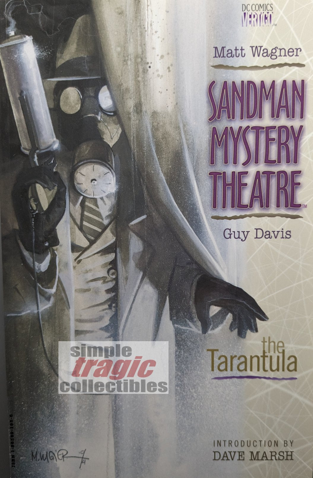 Sandman Mystery Theatre Vol 1 TPB Cover Art by Matt Wagner