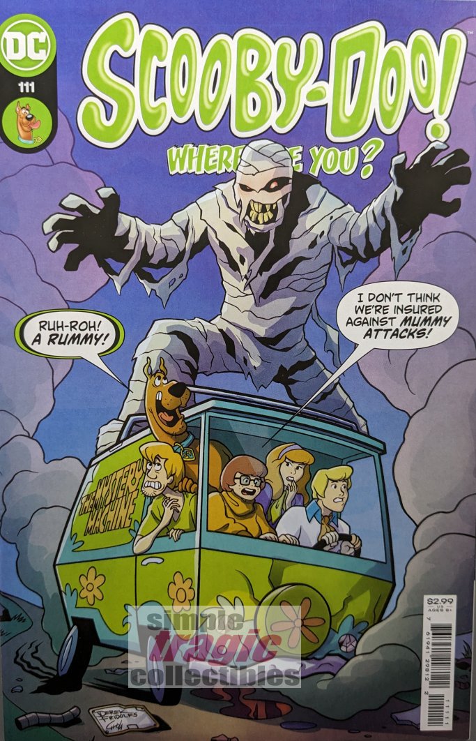 Scooby-Doo Where Are You #111 Comic Book Cover Art
