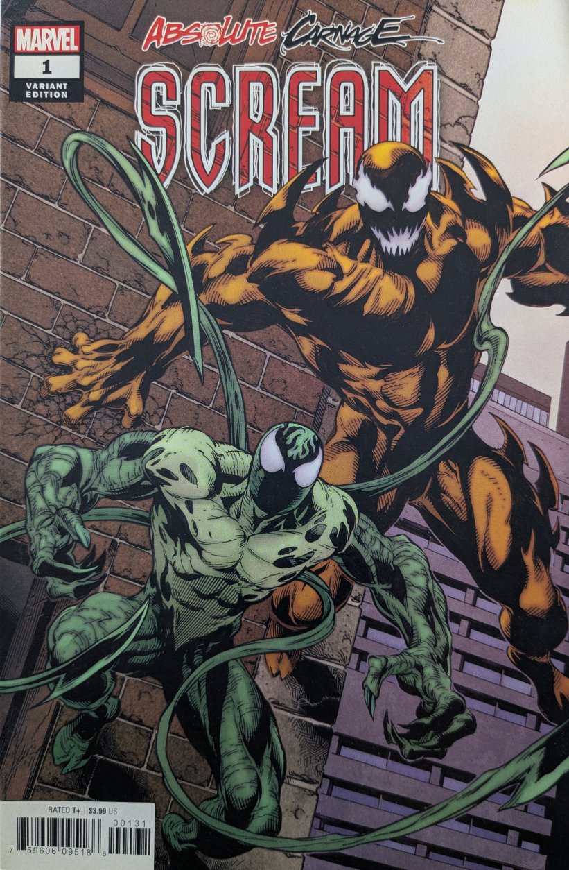 Absolute Carnage: Scream #1 Variant Comic Book Cover Art by Mark Bagley