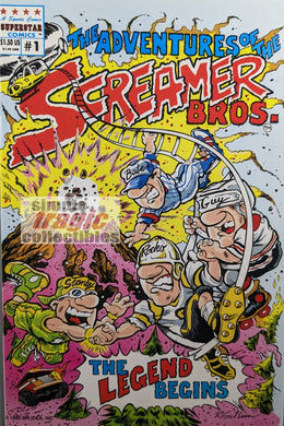 Adventures Of The Screamer Brothers #1 Comic Book Cover Art