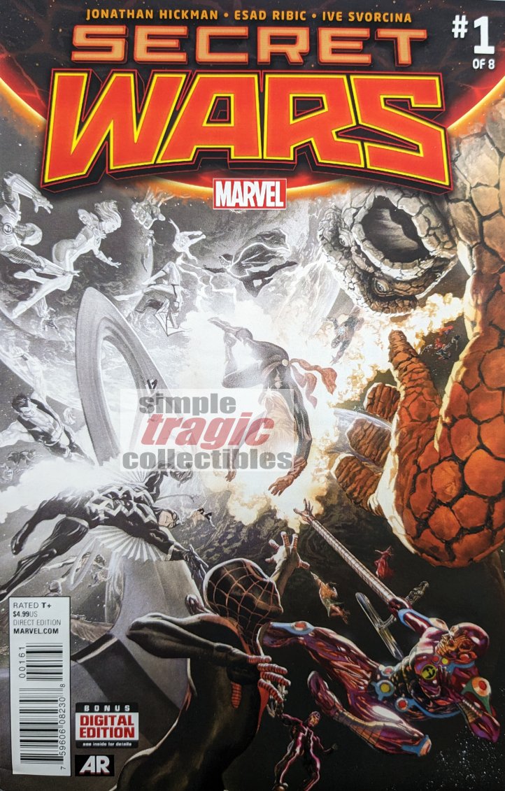 Secret Wars #1 Comic Book Cover Art by Alex Ross