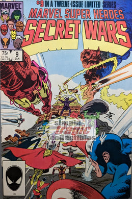 Secret Wars #9 Comic Book Cover Art by Mike Zeck