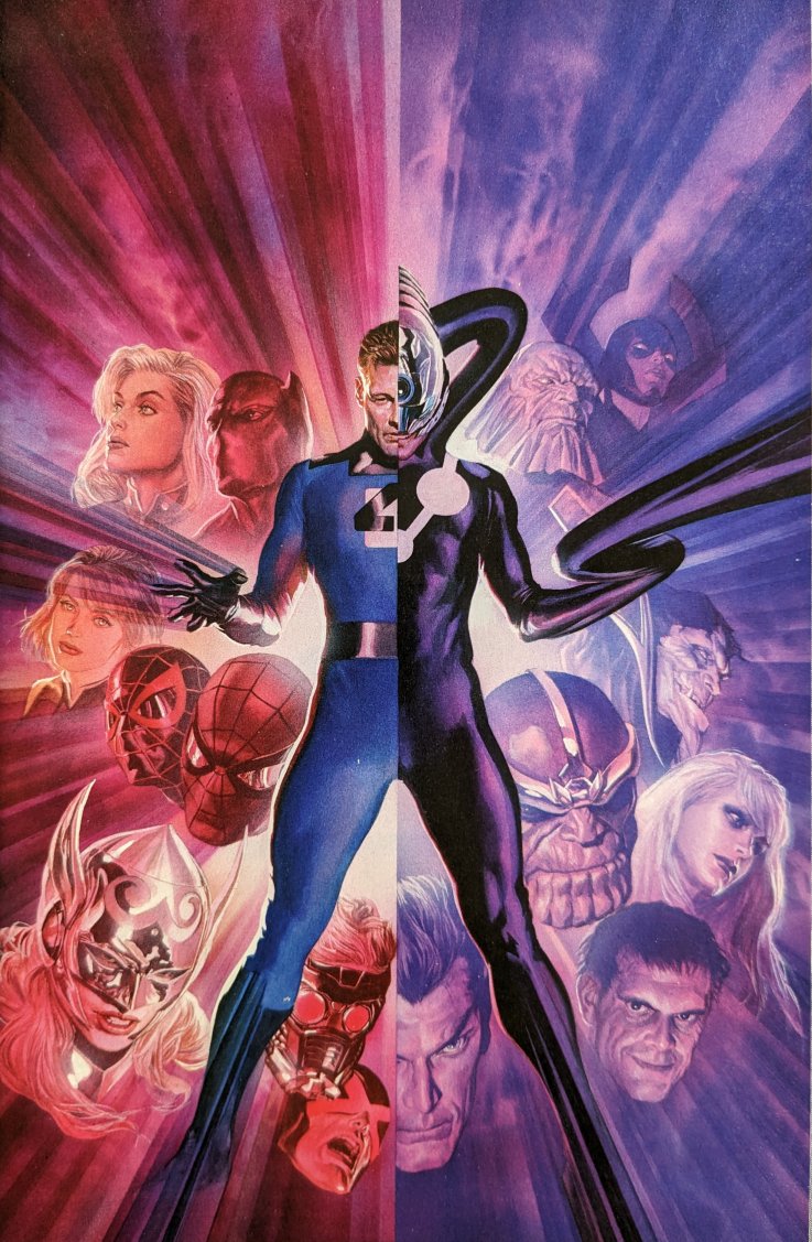 Secret Wars #3 2nd Print Comic Book Cover Art by Alex Ross