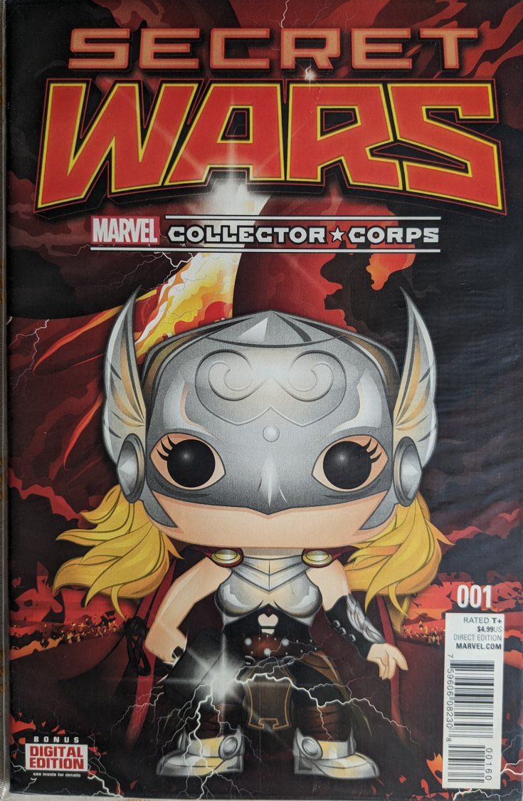 Secret Wars #1 Marvel Collector Corps Variant Comic Book Cover Art