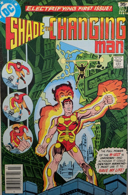 Shade, The Changing Man #1 Comic Book Cover Art by Steve Ditko