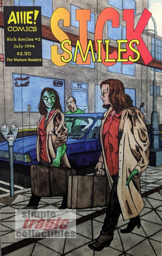 Sick Smiles #2 Comic Book Cover Art
