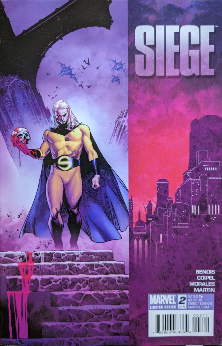 Siege #2 Comic Book Cover Art by Olivier Coipel