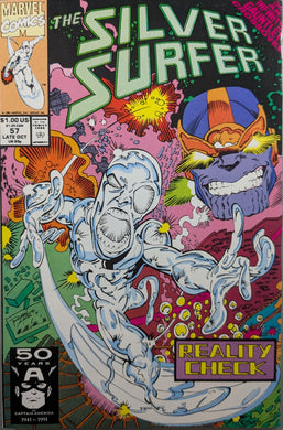 Silver Surfer #57 Comic Book Cover Art by Ron Lim