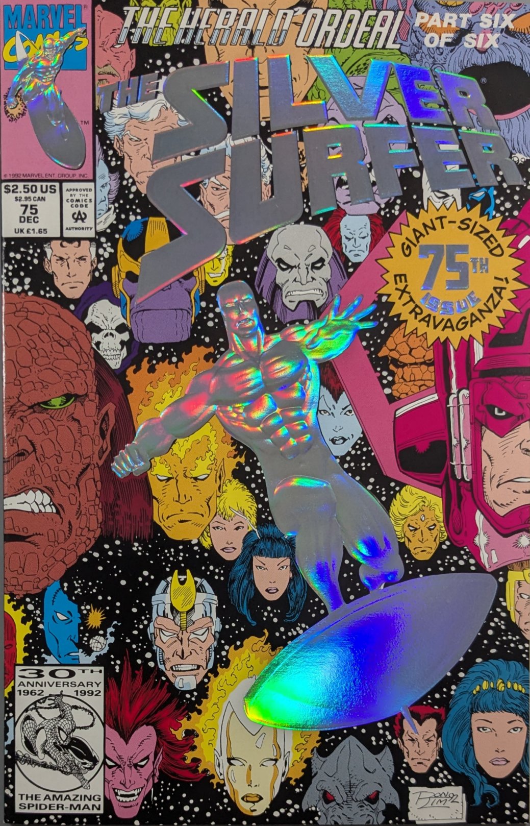 Silver Surfer #75 Comic Book Cover Art by Ron Lim