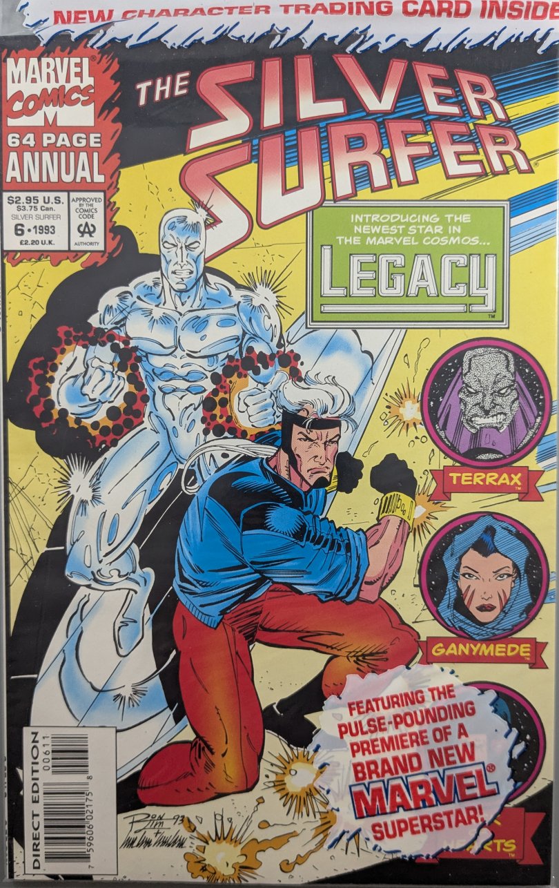 Silver Surfer Annual #6 Comic Book Cover Art by Ron Lim