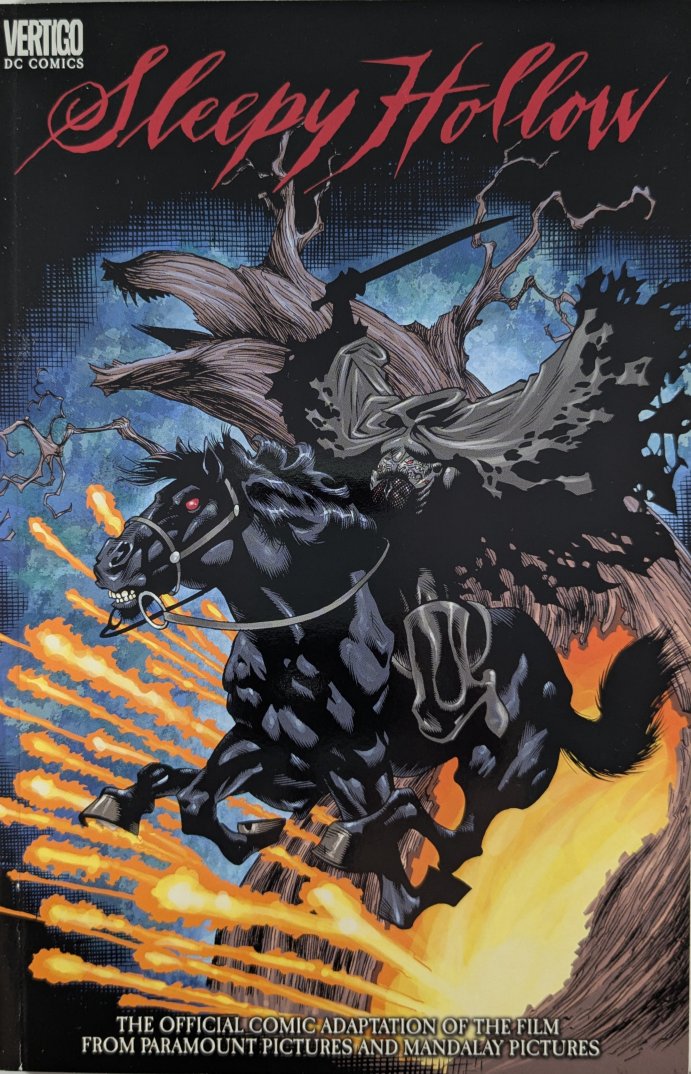 Sleepy Hollow Film Adaptation #1 Comic Book Cover Art by Kelley Jones