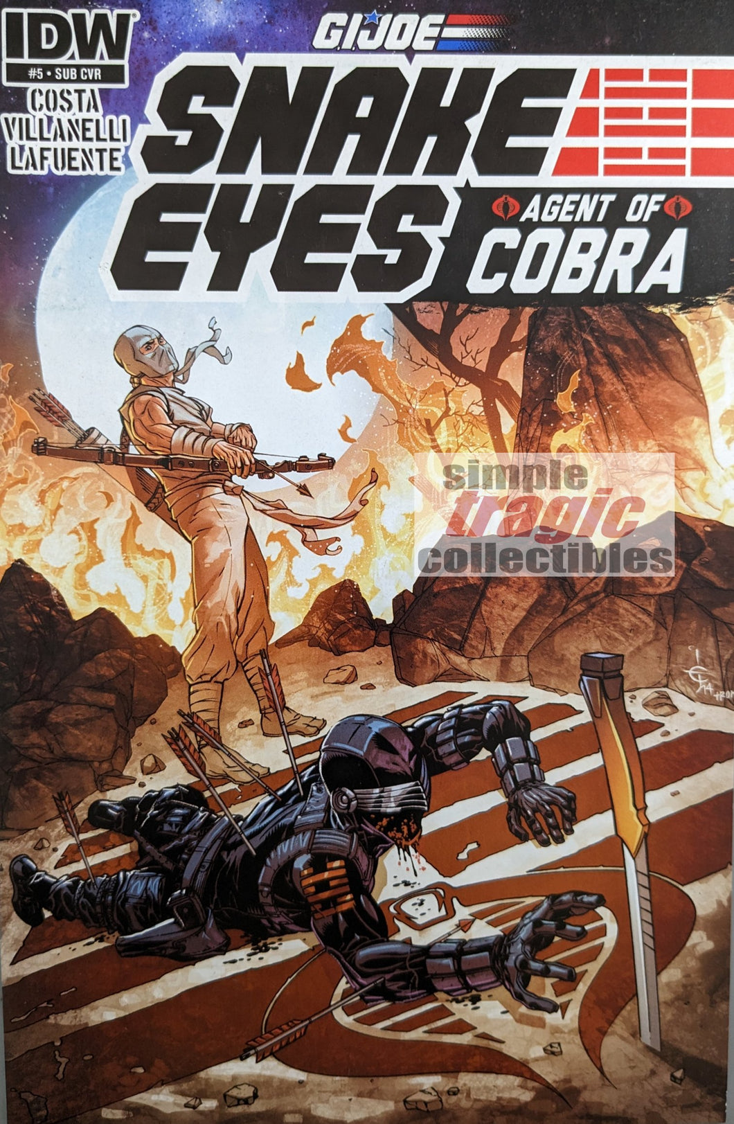 G.I. Joe: Snake Eyes, Agent Of COBRA #5 Comic Book Cover Art by Drew Johnson