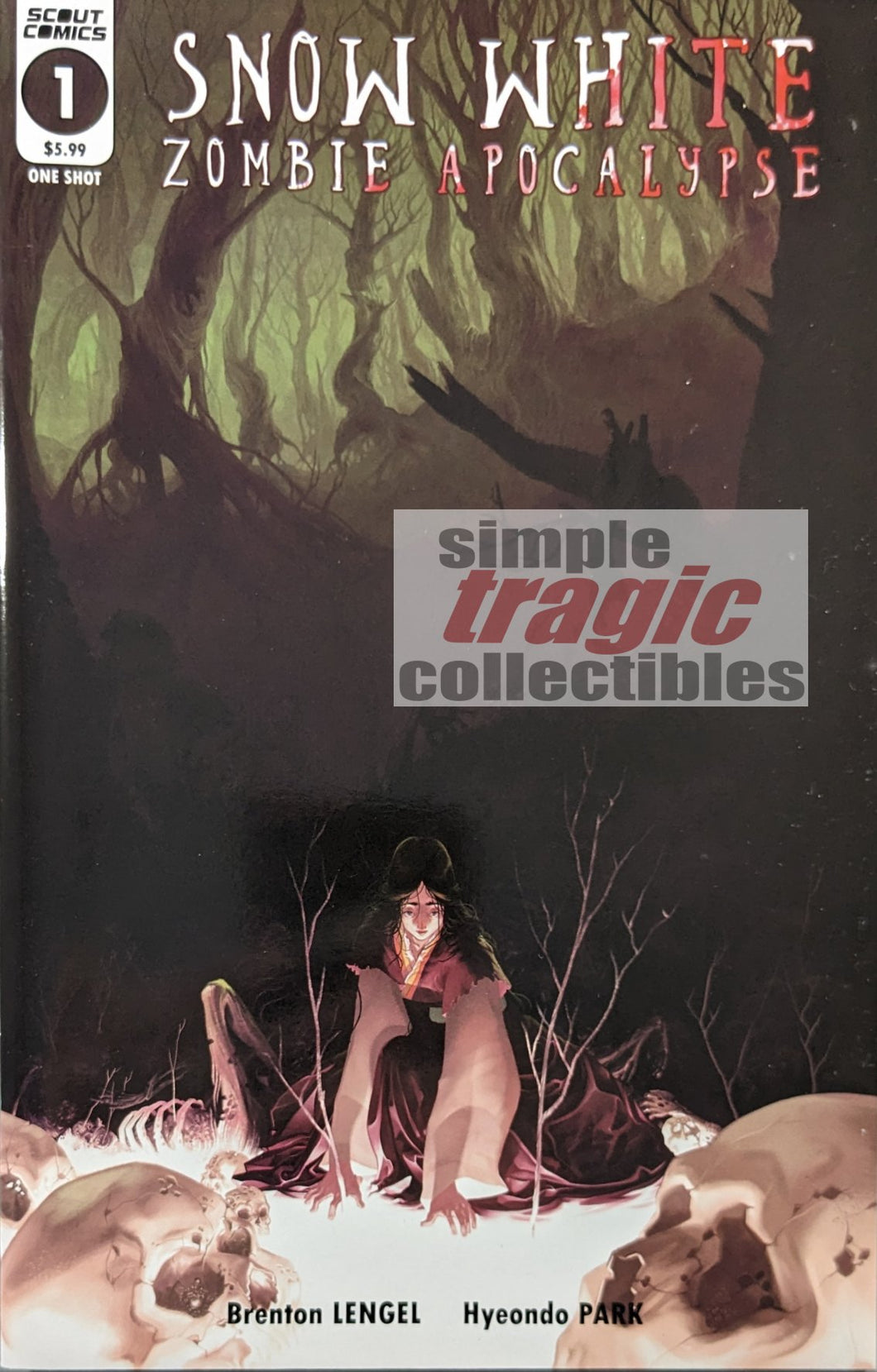 Show White Zombie Apocalypse #1 Comic Book Cover Art