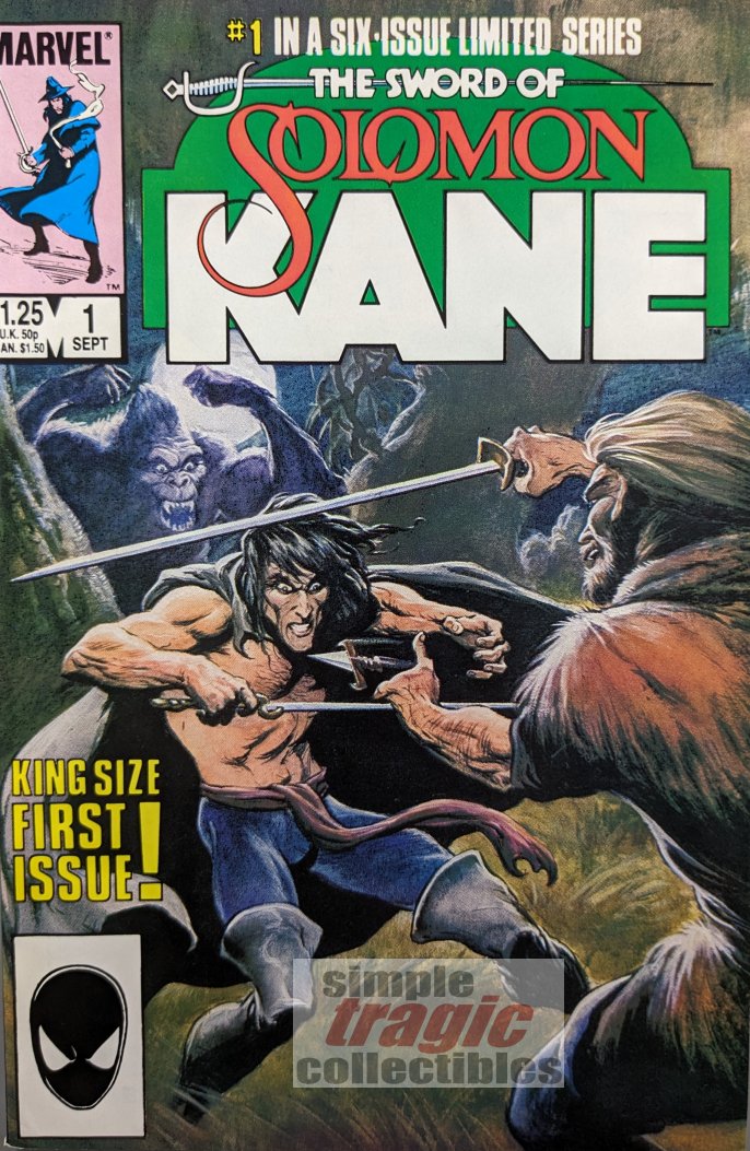 Solomon Kane #1 Comic Book Cover Art