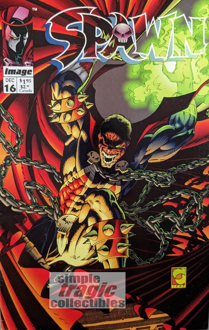 Spawn #16 Comic Book Cover Art by Greg Capullo