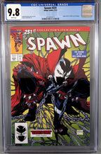 Load image into Gallery viewer, SPAWN (1992) #1 CGC 9.8 White Pages Comic Book Front Cover Art by Todd McFarlane
