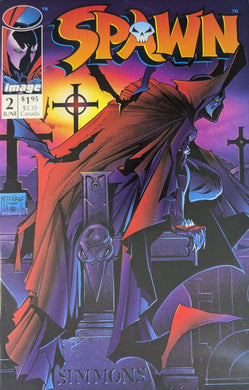 Spawn #2 Comic Book Cover Art by Todd McFarlane