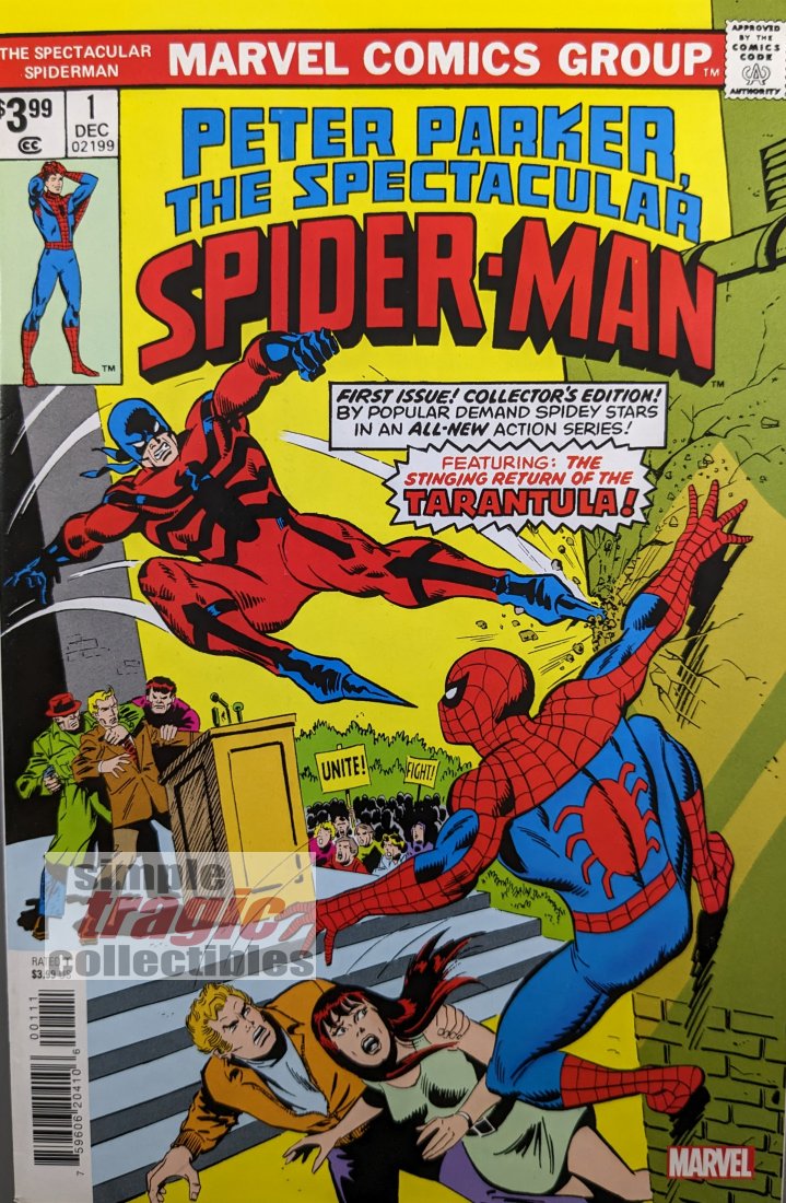 Spectacular Spider-Man #1 Facsimile Edition Comic Book Cover Art by Sal Buscema