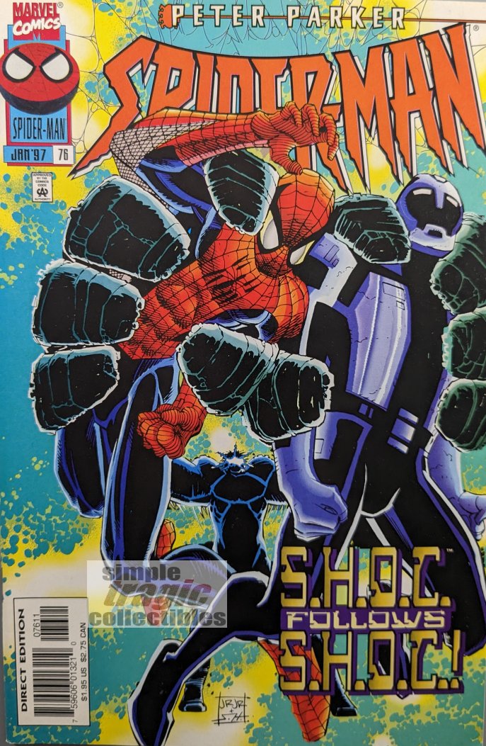 Spider-Man #76 Comic Book Cover Art