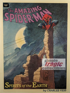 Spider-Man: Spirits Of The Earth Graphic Novel Cover Art by Charles Vess